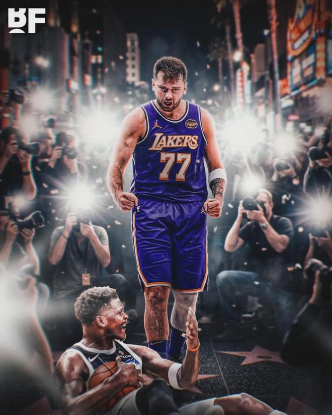 湖人横扫森林狼排名飙升 东契奇里夫斯合砍62分